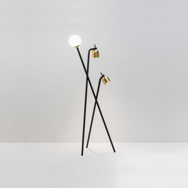 Tripod Floor Lamp by Fontana Arte Floor Lamps Tripod Floor Lamp by Fontana Arte Floor Lamps